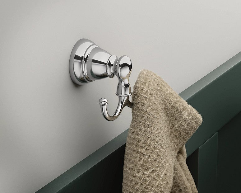 MOEN Y2603CH Banbury Bathroom Double Robe Hook - Chrome