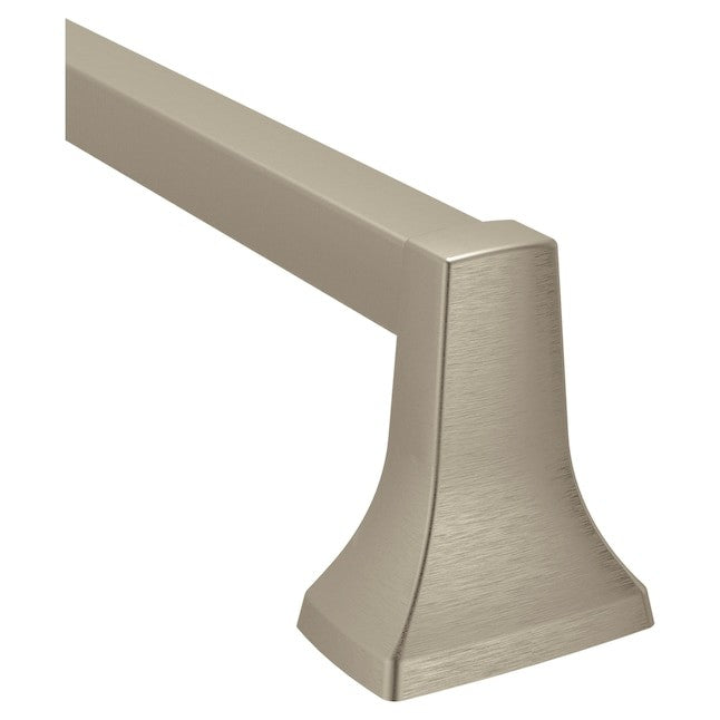 Moen YB0124BN Adler 24-in Finish Wall mount Single Towel Bar - Brushed Nickel