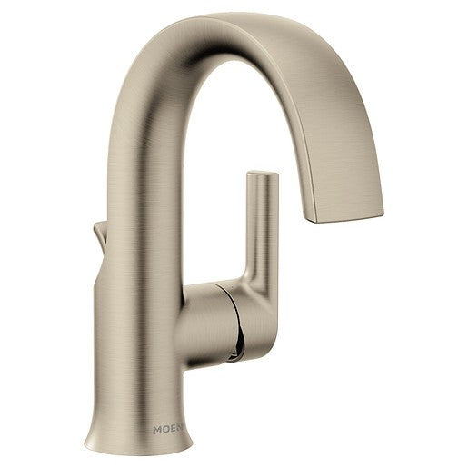 Moen S6910BN Doux One-Handle High Arc Bathroom Faucet - Brushed Nickel