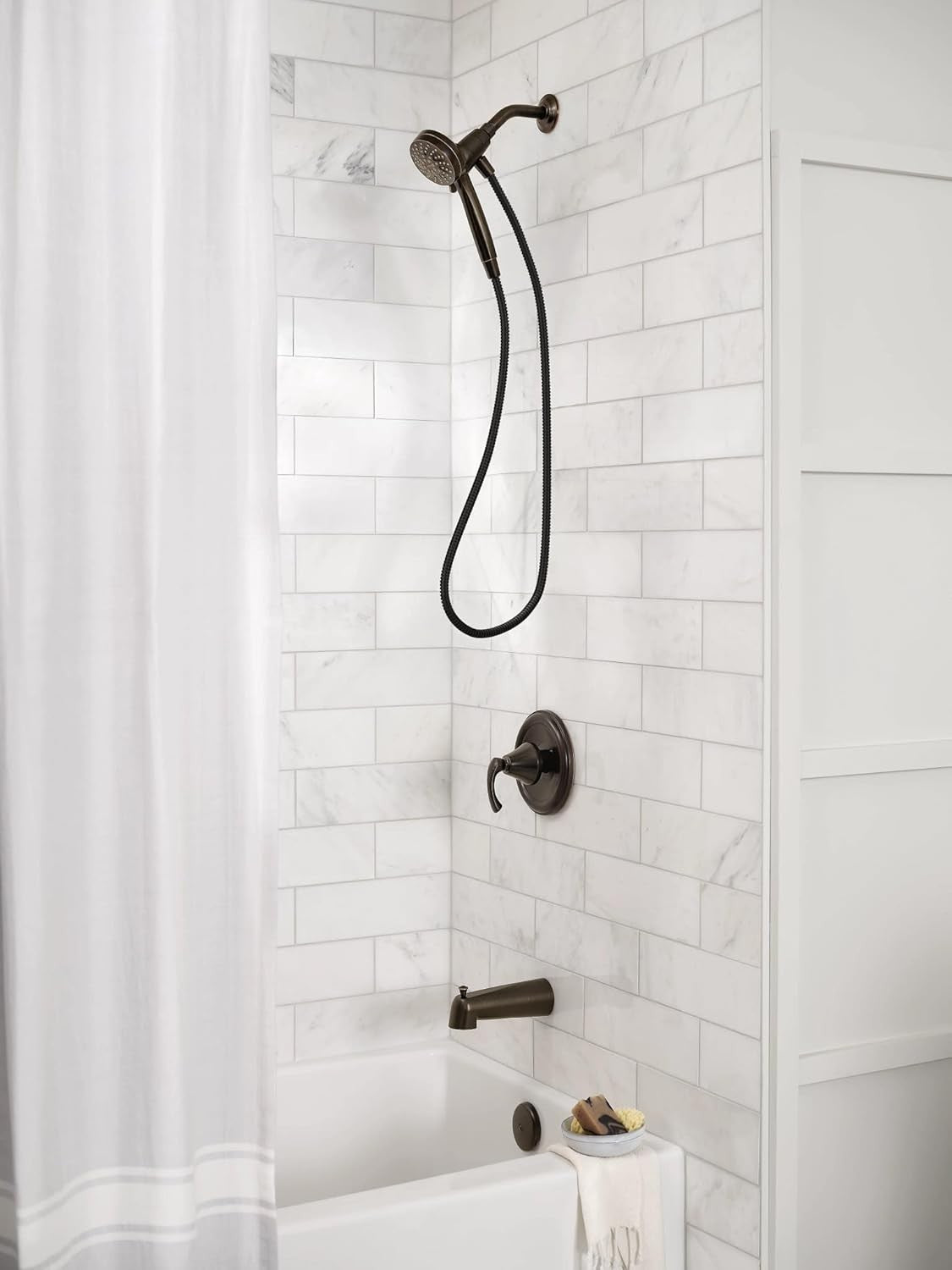 Moen 26100BRB Engage 6-Settings Handheld Shower Head - Mediterranean Bronze