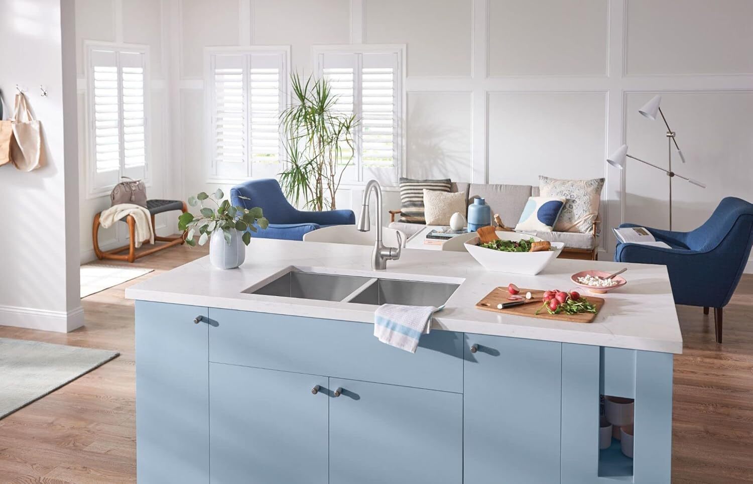 Moen Kleo Spot Resist Stainless One-Handle Pulldown Kitchen Faucet - CA87011SRS