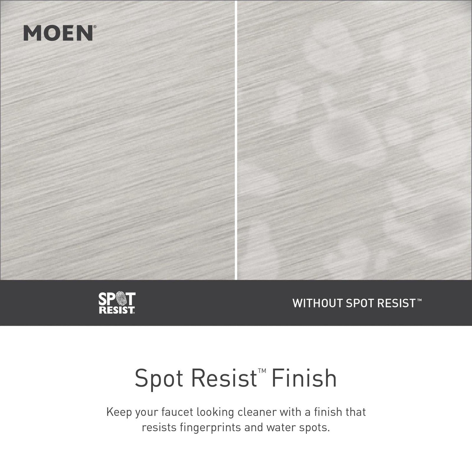 Moen 84154SRN Avri 2-Handle High Arc Bathroom Sink Faucet in Brushed Nickel