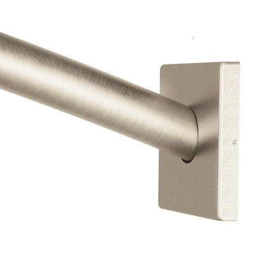 Moen CSR2167BN Triva 5ft Curved Wall Mounted Shower Curtain Rod - Brushed Nickel