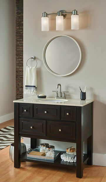 Moen DN0786BN Iso Hand Towel Ring Holder - Brushed Nickel