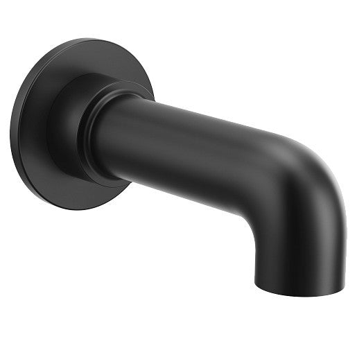 Moen CIA 3347BL Nondiverter Tub Spout Slip-Fit CC Connection - Matte Black