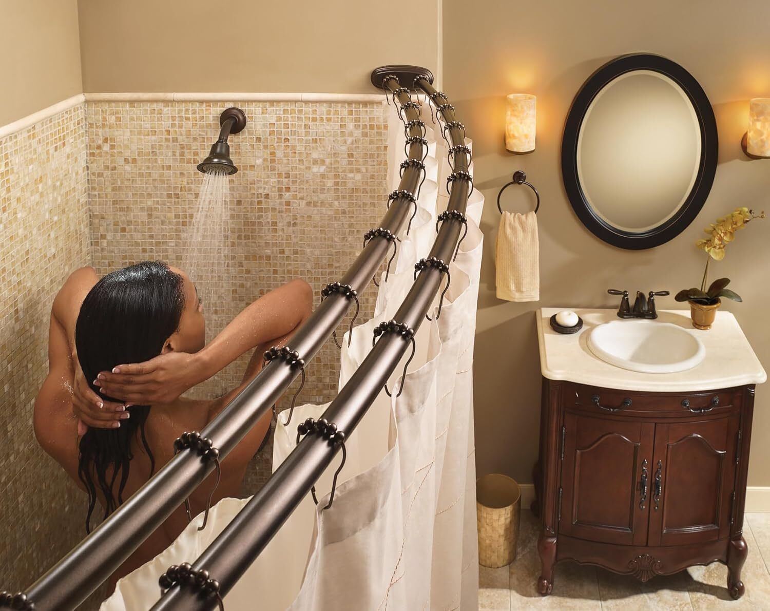 Moen T2153ORB Brantford Posi-Temp 1 Handle Shower Faucet Trim Oil Rubbed Bronze