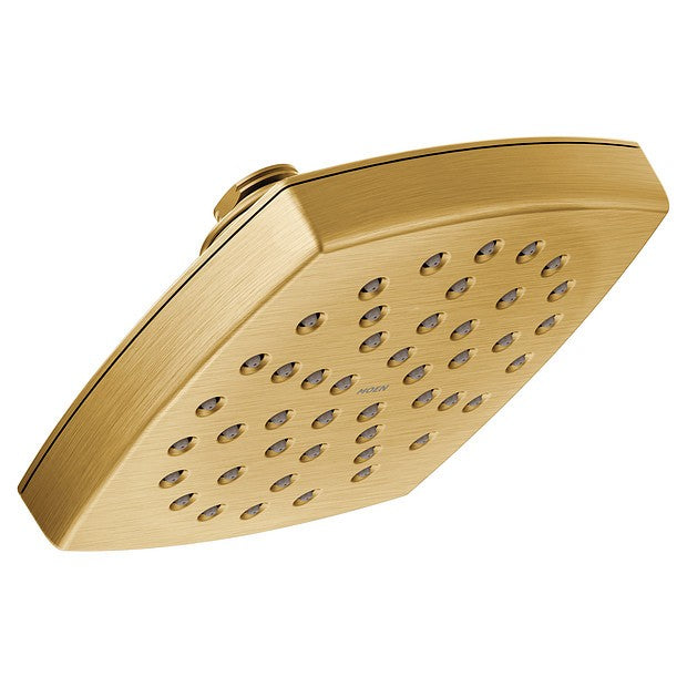 Moen S6365BG Voss 6 in Single Function Shower Head 2.5GPM in Brushed Gold