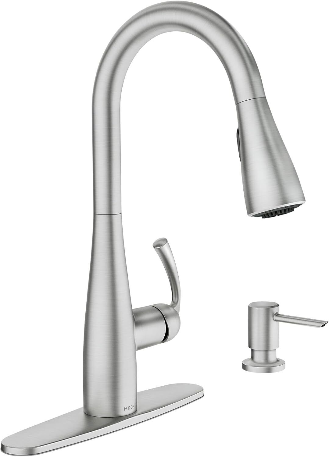 Moen Essie 87014SRS 1-Handle Pull-Down Kitchen Faucet In Spot Resist Stainless