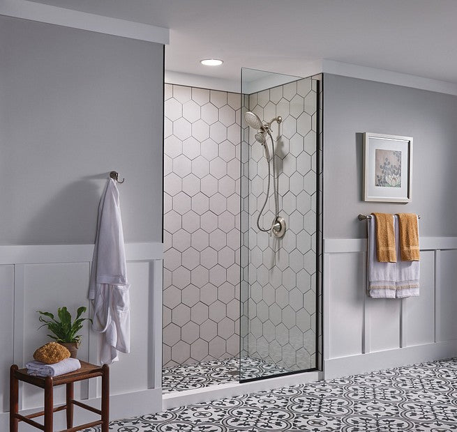 Moen 26008SRN Attract Magnet 6-Spray Hand Dual Shower Head - Brushed Nickel