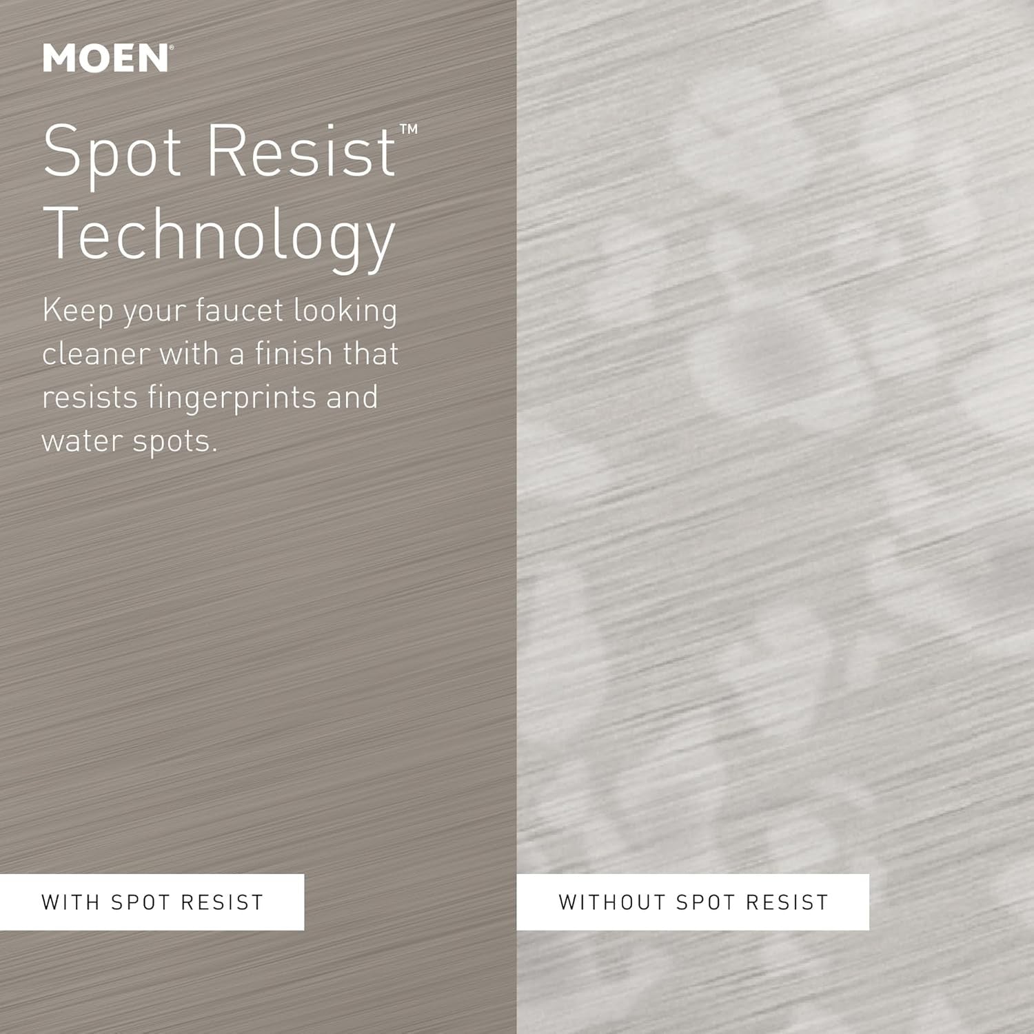 Moen Darcy Bathroom Faucet 4 in. Centerset Spot Resist Brushed Nickel WS84550SRN