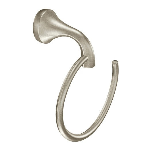 Moen YB2886BN Towel Ring Holder from the Eva Collection - Brushed Nickel