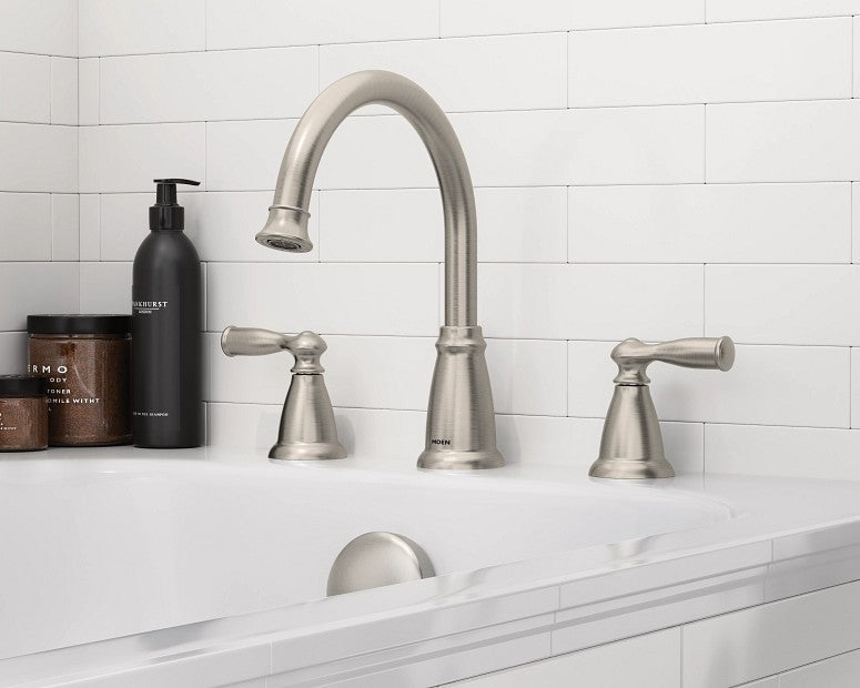 Moen 86924SRN Banbury 2-Handle Roman Tub Faucet - Spot Resist Brushed Nickel