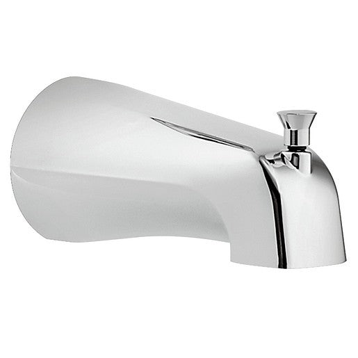 Moen 3801 5 1/2" Wall Mounted Tub Diverter Spout Slip Fit - Chrome