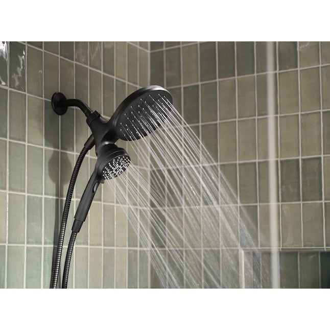Moen 82137BL Graeden 6-Spray Magnetix Tub & Shower Faucet with Valve Matte Black