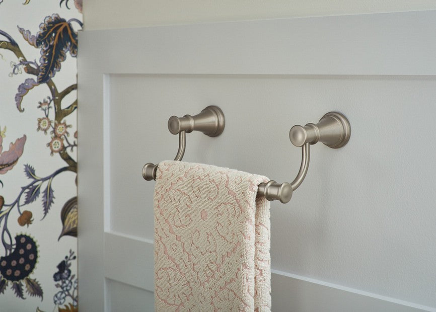 Moen YB6486BN Belfield 9" Bathroom Hand Towel Bar - Brushed Nickel