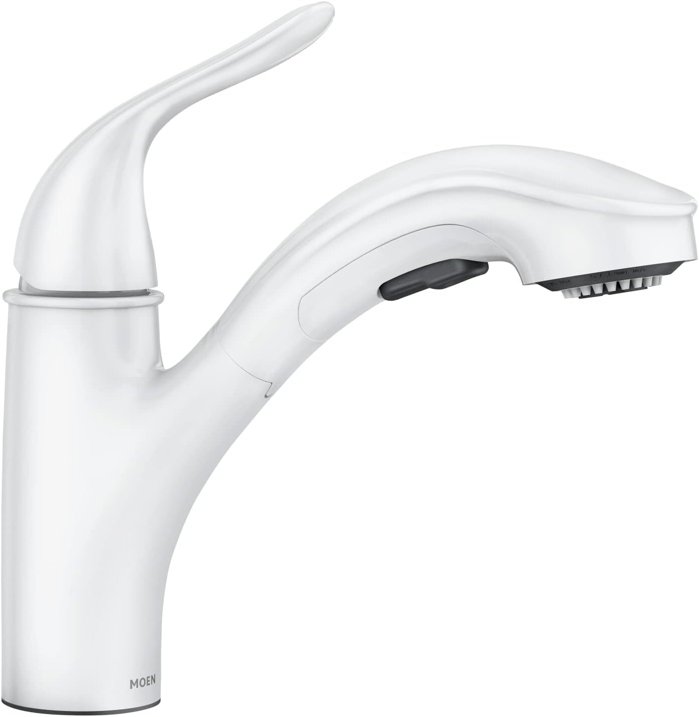 MOEN Brecklyn 87557W One-Handle Pull-Out Sprayer Kitchen Faucet White