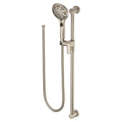MOEN 3671EPBN 5-Function Massaging Handshower &30" Bar 69" Hose - Brushed Nickel