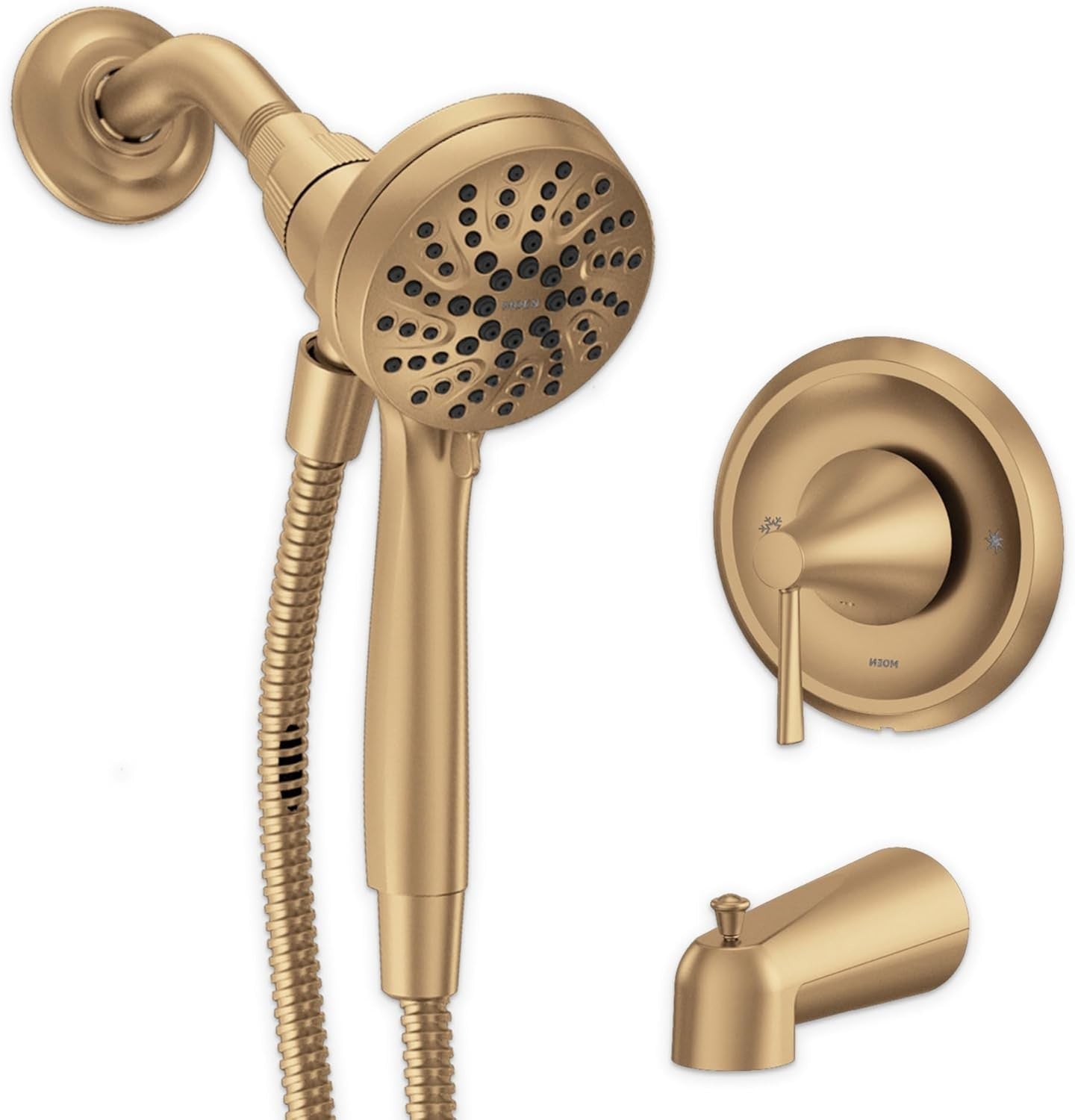 Moen Ronan 82021BZG Tub & Shower Valve & Trim Single Handle - Bronzed Gold