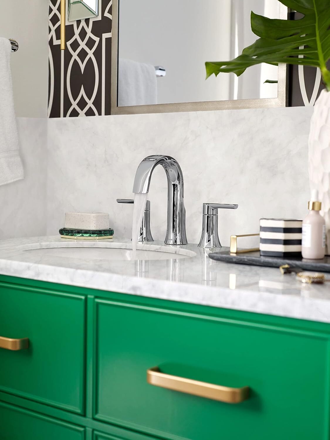 Moen TS6925 Doux 2-Handle Widespread Bathroom Faucet Chrome