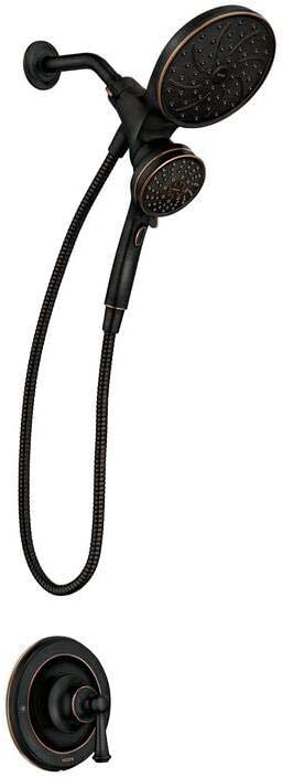 Moen 82610BRB Brecklyn 6 Spray Magnetix Shower Faucet Mediterranean Bronze 