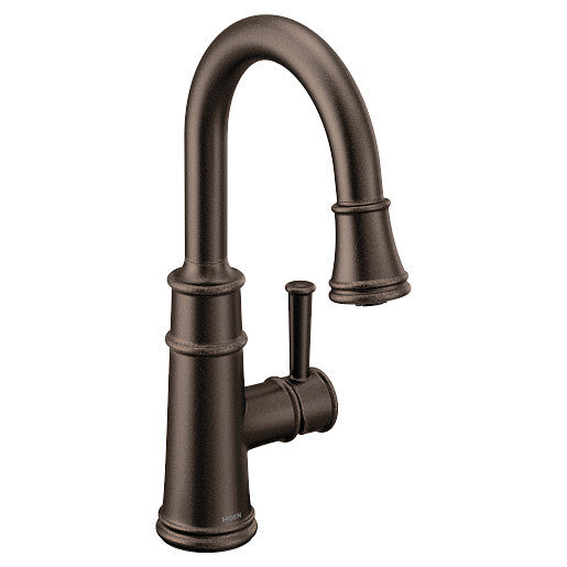 Moen Belfield Oil Rubbed Bronze One-Handle High Arc Pulldown Bar Faucet 6260ORB