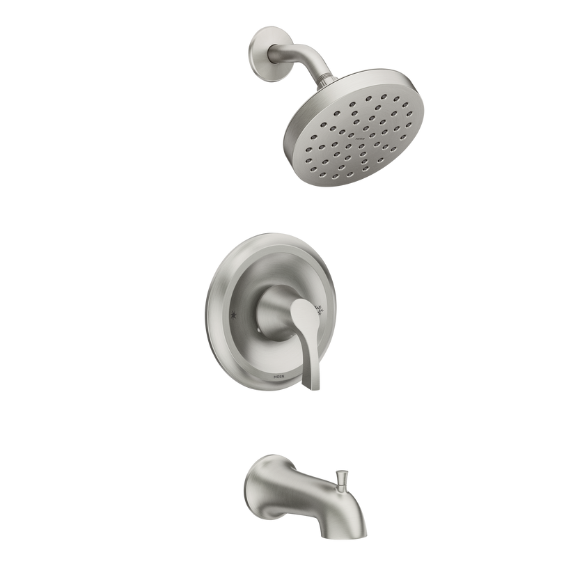 Moen Korek 82466SRN 1 handle Tub & Shower Faucet in Brushed Nickel