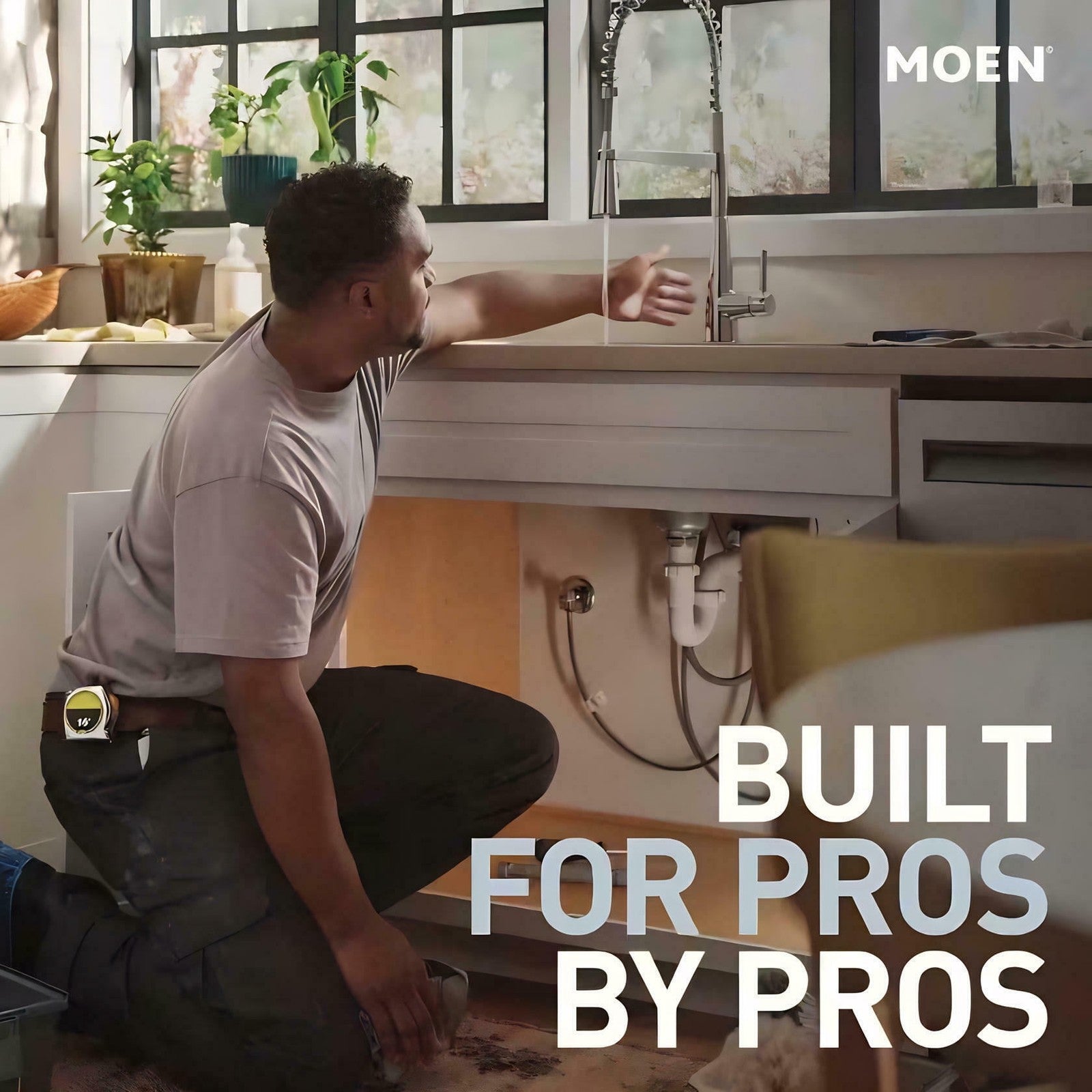 Moen 84945SRN Banbury 1-Hole 4" Centerset Bathroom Faucet - Brushed Nickel