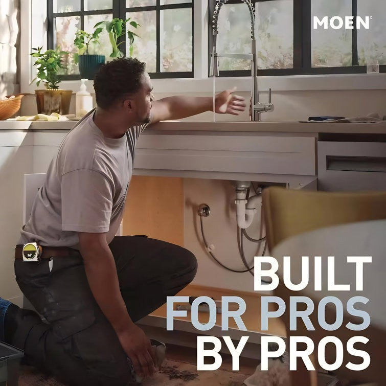 Moen 84763BZG Genta Bathroom 2-Handle Faucet W/ Drain & Valve in Bronzed Gold