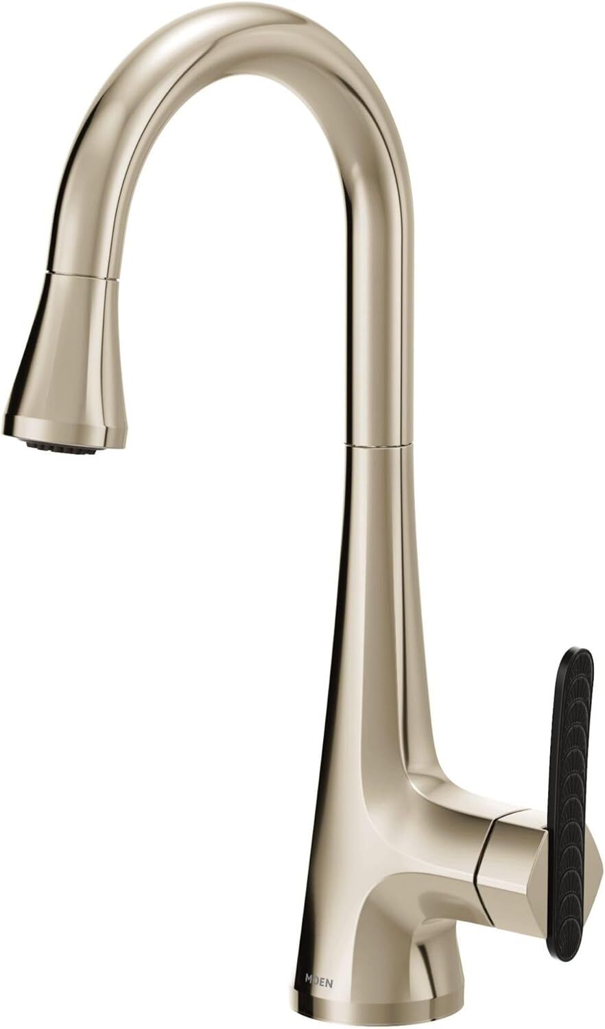 Moen S6235NL Sinema One-Handle High Arc Faucet Pulldown Bar Polished Nickel