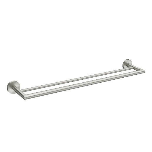 Moen Y5722BN 24" Arlys Double Towel Bar Holder - Brushed Nickel