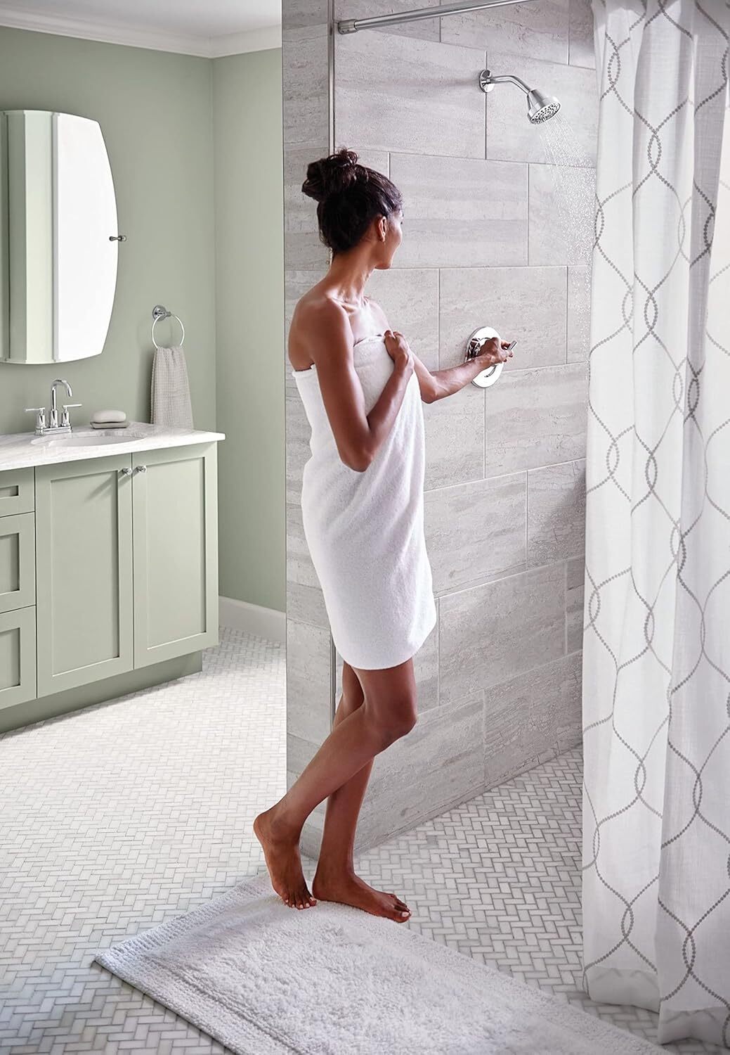 Moen T2902NH Gibson Chrome Posi-Temp 1-Handle Shower Trim Valve No Showerhead