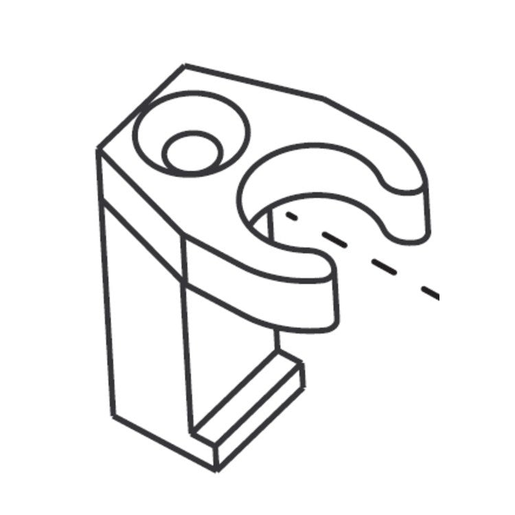 Moen 104225 Lift Rod Guide Lavatory Hardware Kit