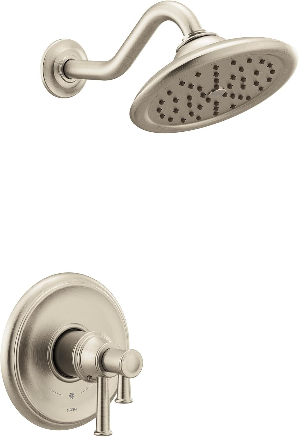 Moen Belfield Brushed Nickel M-CORE 4-Series Thermostatic Shower Trim UT4312EPBN