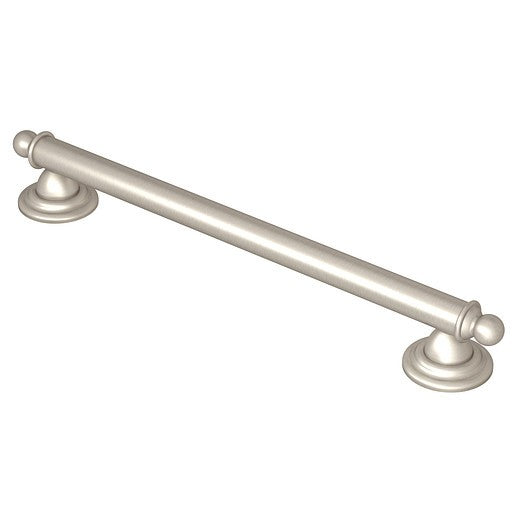 Moen YG2224BN Brantford Safety 24" Designer Bathroom Grab Bar - Brushed Nickel