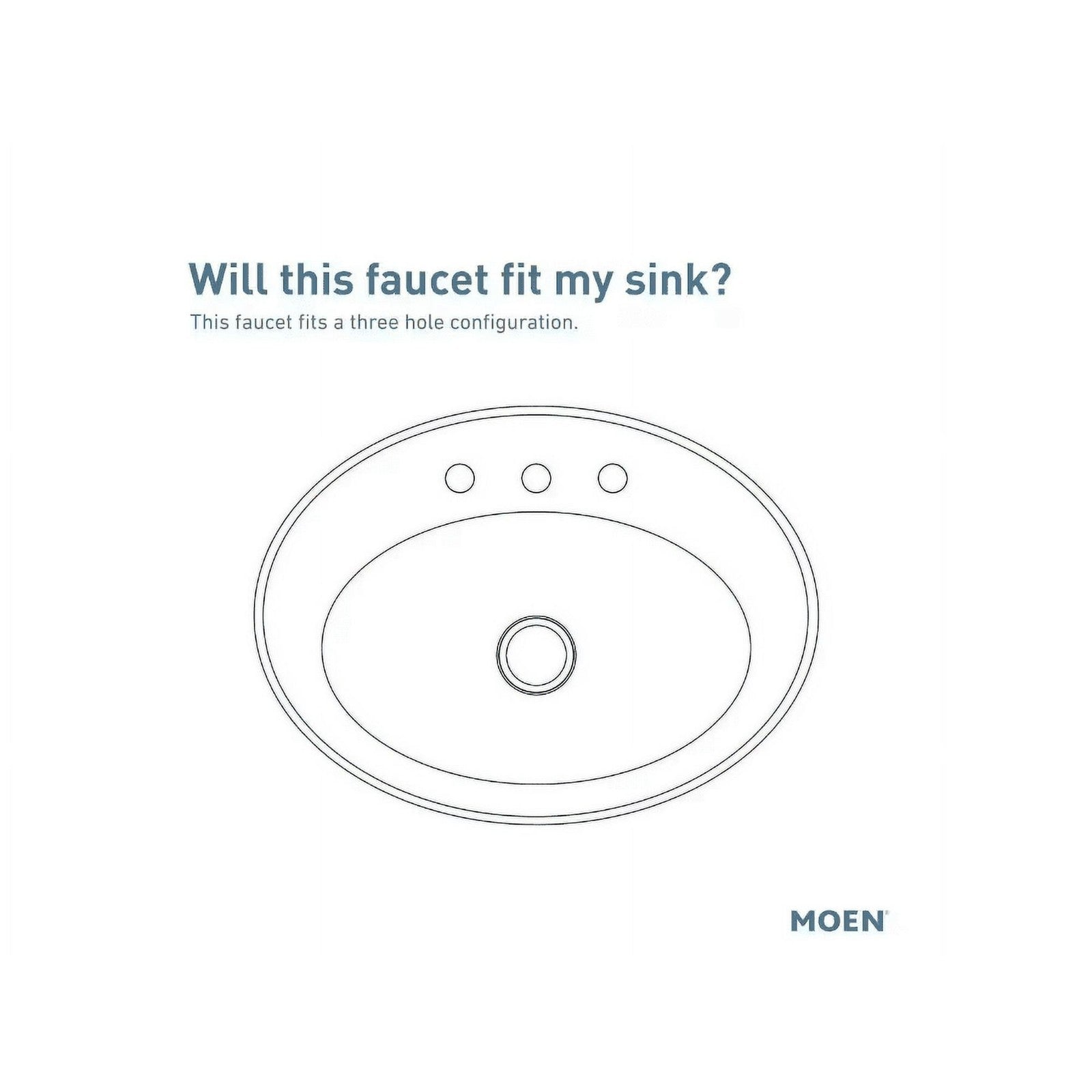 MOEN 84943BRB Banbury 4" Centerset 2-Handle Bathroom Faucet Mediterranean Bronze