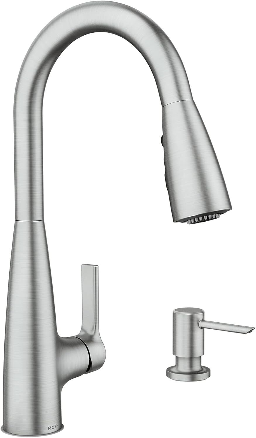 Moen 87627SRS Haelyn 1Handle Pull-Down Sprayer Kitchen Faucet Stainless