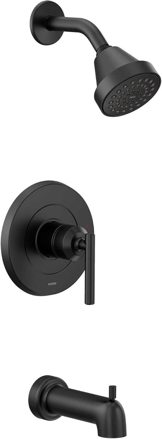 MOEN UT2903EPBL Gibson 1-Handle Posi-Temp Tub &Shower Faucet Trim Matte Black