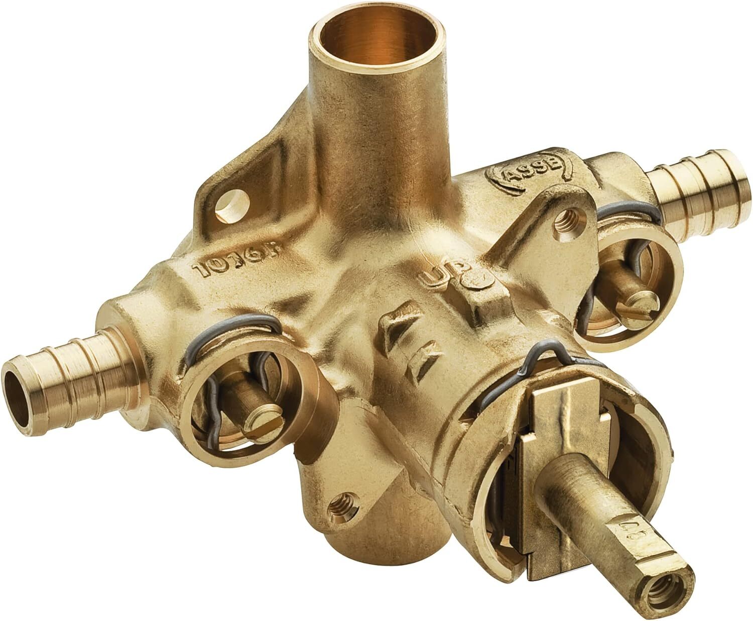 Moen 8373HD Commercial Pressure Balanced Rough-in 4-Port Valve PEX w/ Stops