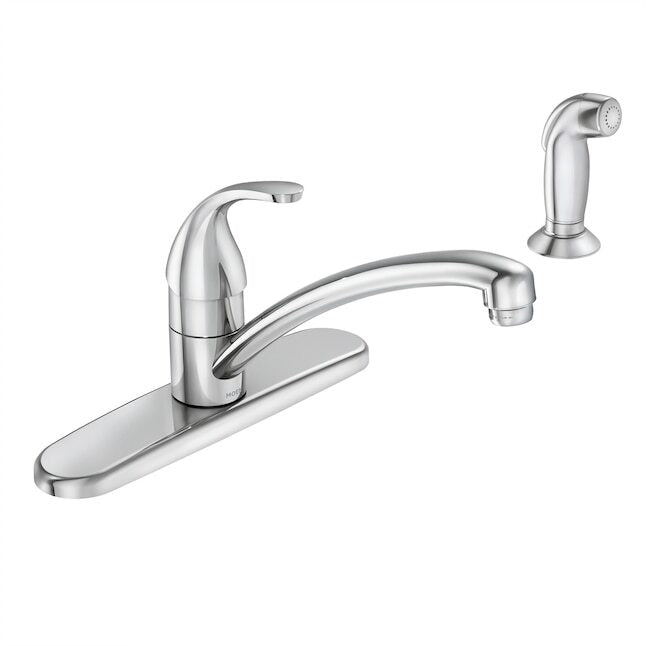 Moen 87202 Adler One-Handle Kitchen Faucet with Side Spray - Chrome