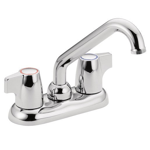 Moen 74998 Chateau Chrome Mini Blade 2-Handle Laundry Faucet - 1/2" Connection