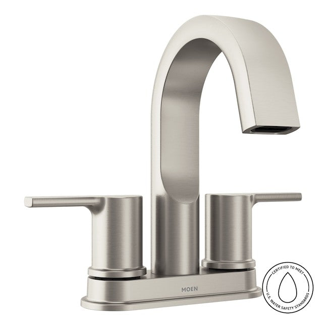 Moen 84153SRN Avri 2-Handle Bathroom Faucet - Spot Resist Brushed Nickel