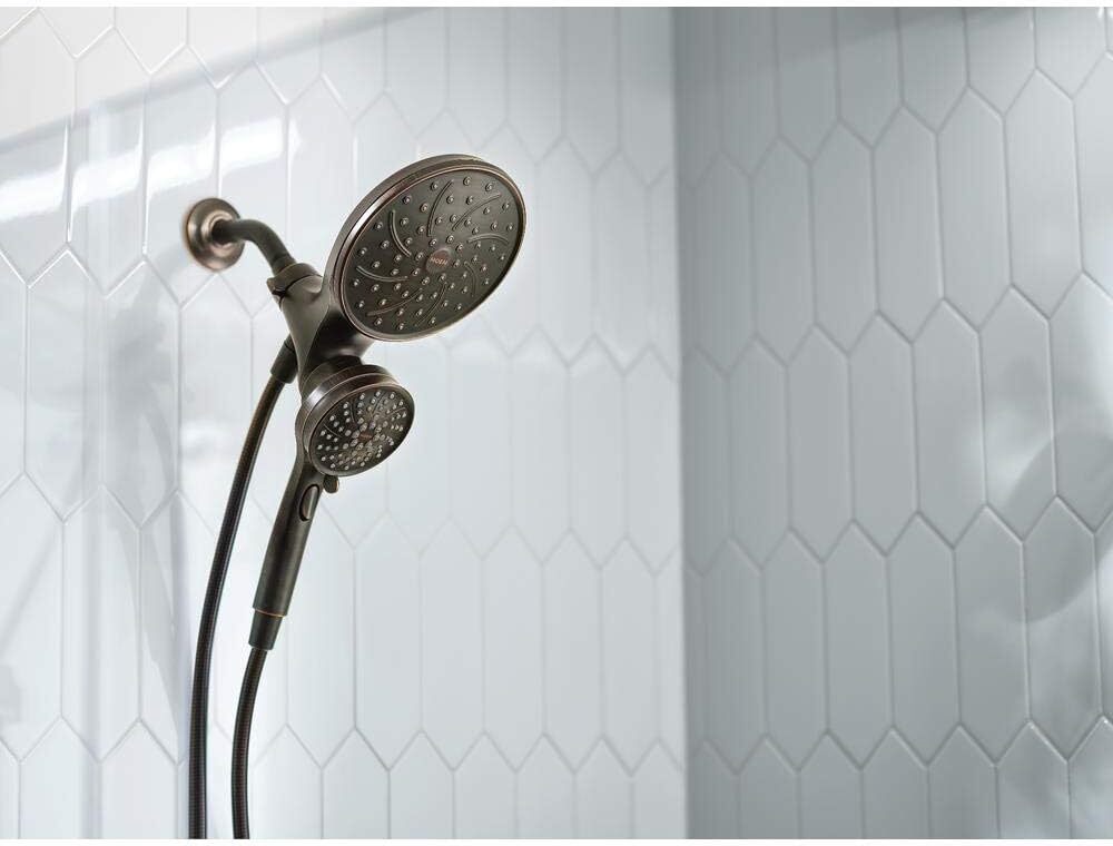 Moen 82610BRB Brecklyn 6 Spray Magnetix Shower Faucet Mediterranean Bronze 