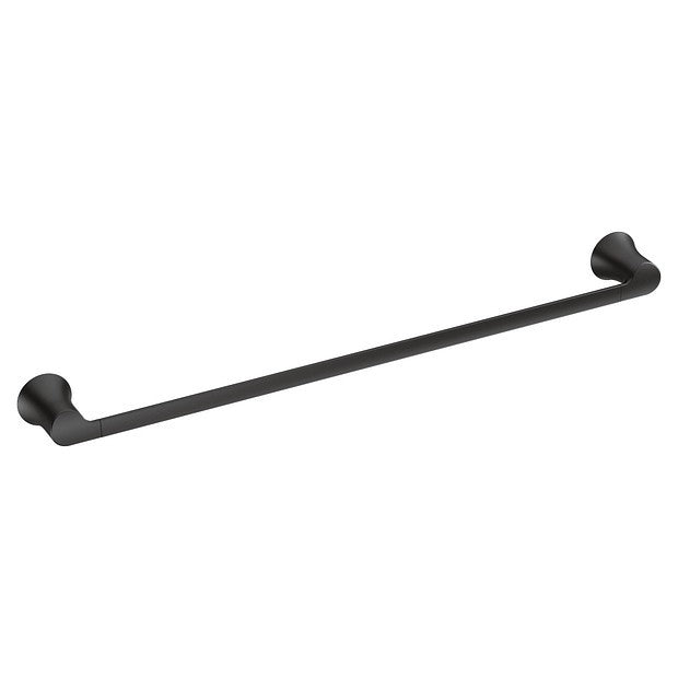 Moen YB0224BL Doux 24-Inch Single Towel Bar Holder - Matte Black