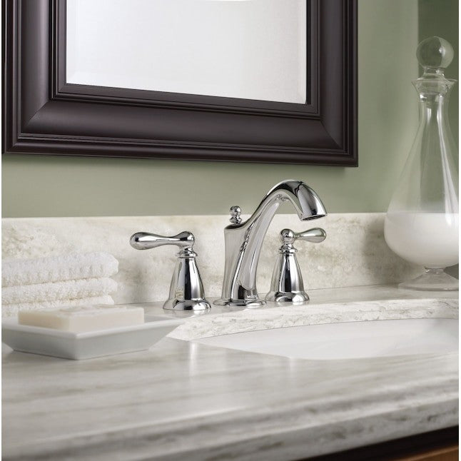 Moen Caldwell 2-Handle Widespread Bathroom Faucet in Chrome WS84440