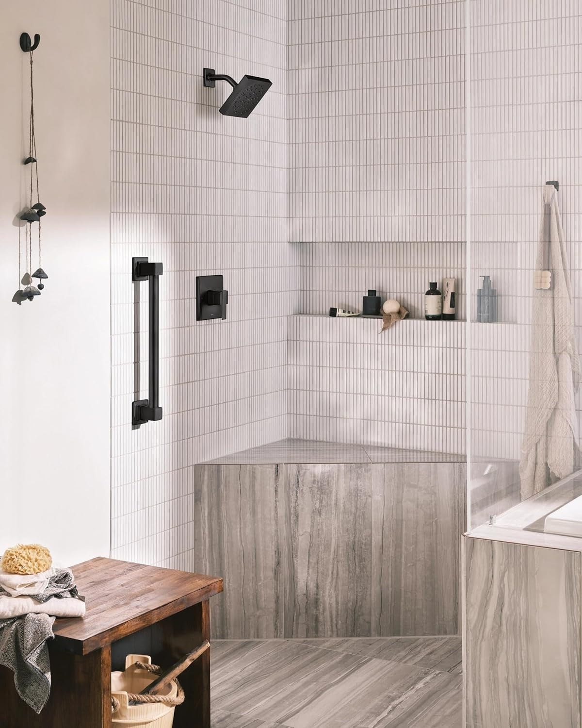 Moen UTS3715EPBL 90-Degree M-CORE 3-Series Shower Only Trim Kit - Matte Black