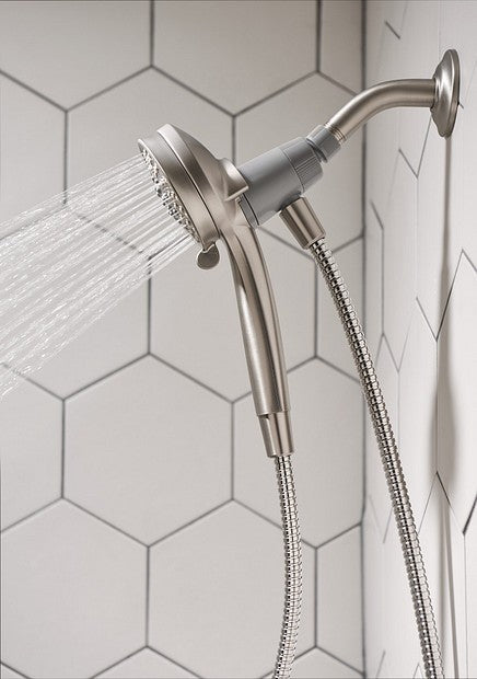 Moen 26000SRN Attract Magnetix 6-Spray Shower Head Wall Mounted - Brushed Nickel