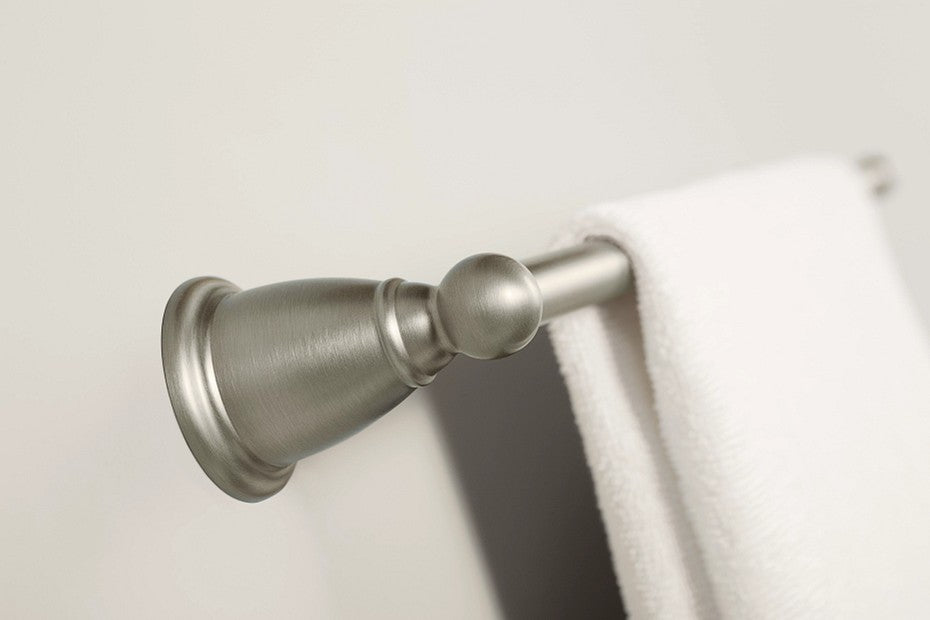 Moen YB2224BN Brantford Collection 24" Bathroom Towel Bar - Brushed Nickel