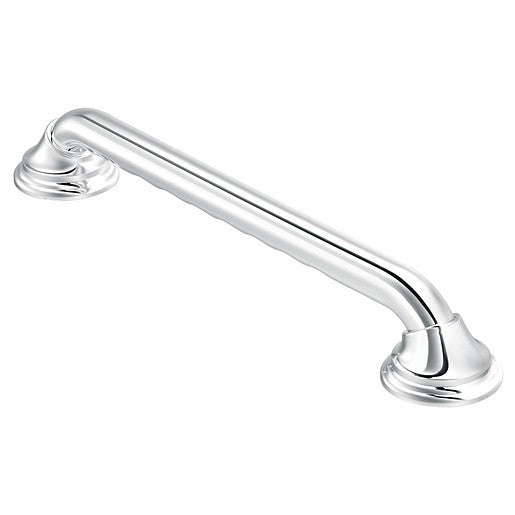 Moen R8718D3GCH Home Care 18" Curl-Grip Designer Grab Bar Bathroom - Chrome