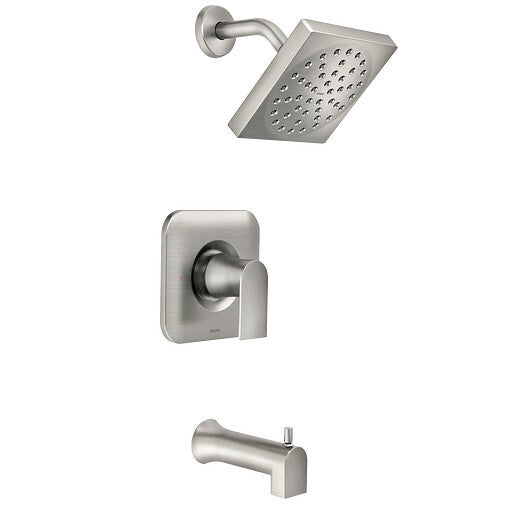 Moen 82760SRN 1-Spray Tub & Shower Faucet w/ Valve in Spot Resist Brushed Nickel