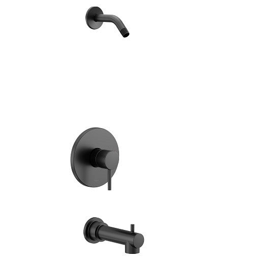 Moen UT2193NHBL Align Posi-Temp Tub & Shower Faucet Trim Kit Matte Black No Head